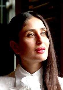 A picture of Kareena Kapoor, looking away from the camera.