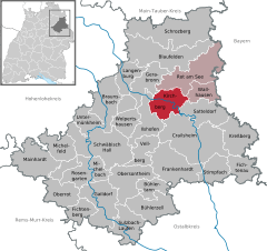 Kirchberg an der Jagst in SHA.svg