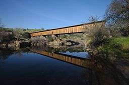 Knight's Ferry covered bridge