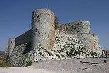 A fortress of grey stone.