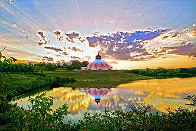 The LOTUS Shrine in Yogaville, VA at the Satchidananda Ashram.