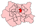 A large constituency in the south of the county.