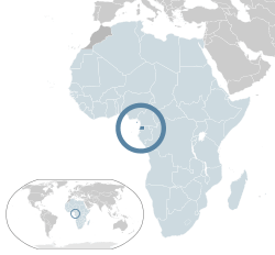 Location of  Equatorial Guinea  (dark blue)– in Africa  (light blue & dark grey)– in the African Union  (light blue)