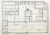 Machine Shop, Plan of Works shown in Elevation