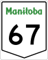 Manitoba Highway 67 shield