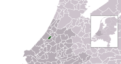 Location of Voorschoten