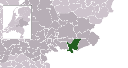 Highlighted position of Oude IJsselstreek in a municipal map of Gelderland