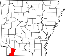 State map highlighting Lafayette County