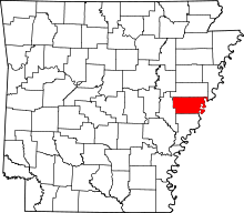 State map highlighting Lee County