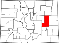 State map highlighting Lincoln County