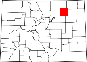 State map highlighting Morgan County