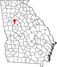 State map highlighting Clayton County