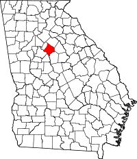 State map highlighting Newton County