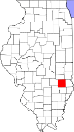 State map highlighting Jasper County