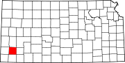 State map highlighting Grant County