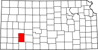 State map highlighting Gray County