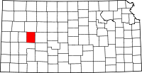 State map highlighting Lane County