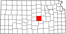 State map highlighting McPherson County