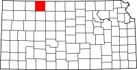 State map highlighting Norton County