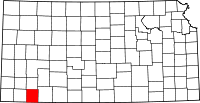 State map highlighting Seward County