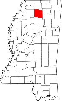 State map highlighting Lafayette County