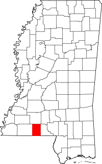 State map highlighting Pike County