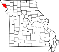 A state map highlighting Holt County in the northwestern part of the state.