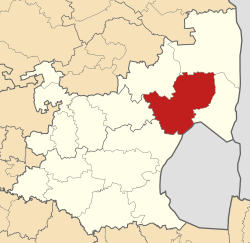 Location in Mpumalanga