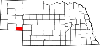 State map highlighting Deuel County