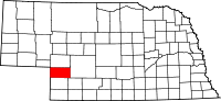 State map highlighting Perkins County