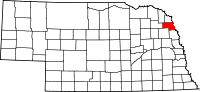 State map highlighting Thurston County