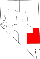 State map highlighting Lincoln County