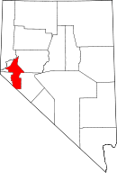 State map highlighting Lyon County