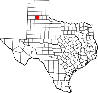 State map highlighting Swisher County