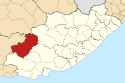 Location in the Eastern Cape