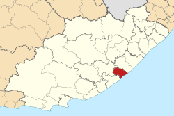 Location in the Eastern Cape