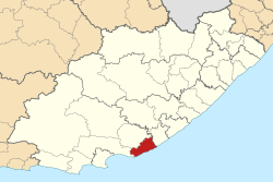 Location in the Eastern Cape