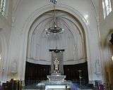 High altar designed by Dominique Fossaty inside the Église Saint-Ferréol les Augustins