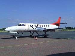 A photograph of a Fairchild Metroliner