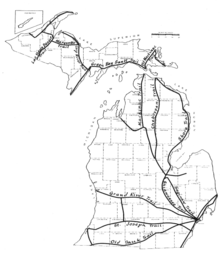 Black and white map