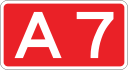 A7 motorway shield}}