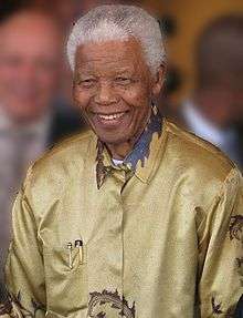 Nelson Mandela on the eve of his 90th birthday in Johannesburg in May 2008