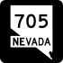 State Route 705 marker