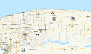 Map of New York State Route 271