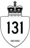 Highway 131 shield