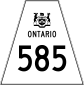 Highway 585 shield