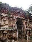 image of the gopuram in dilapidated state