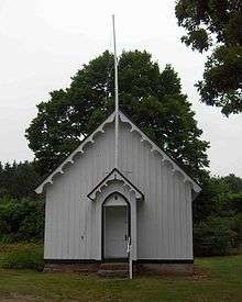 Pine Grove School House, a one-room school house built in 1865, located in Avon CT USA