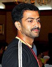 A side shot of Prithviraj Sukumaran looking away