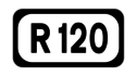 R120 road shield}}